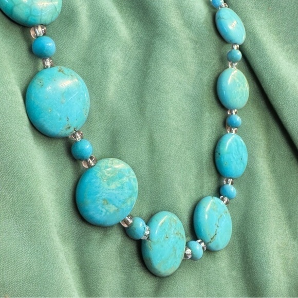 Blue Jadeite Necklace (18”) - Picture 1 of 8